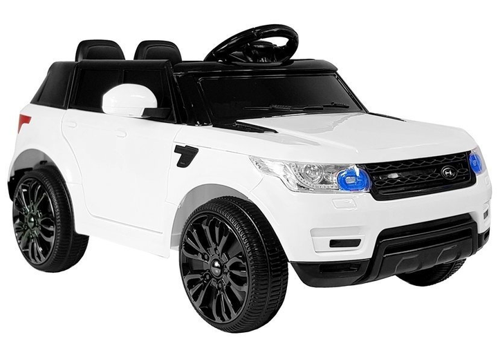 Електромобіль для дітей Lean Toys HL1638 Білий (5902808155058) - зображення 16