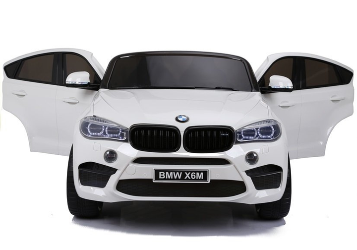 Samochód elektryczny dla dzieci Lean Toys BMW X6M Biały (5902808155188) - obraz 12