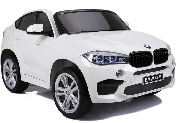 Samochód elektryczny dla dzieci Lean Toys BMW X6M Biały (5902808155188) - obraz 16