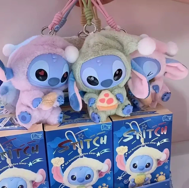 Игрушка фигурка-брелок Стич Stitch Лабубу 15см, цвет - сюрприз RMB69 - изображение 5