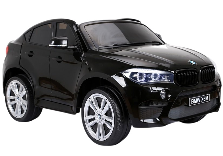 Samochód elektryczny dla dzieci Lean Toys BMW X6M lakierowany Czarny (5902808155201) - obraz 1