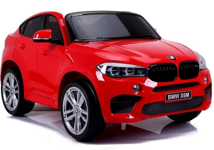 Samochód elektryczny dla dzieci Lean Toys BMW X6M Czerwony (5902808155195) - obraz 9
