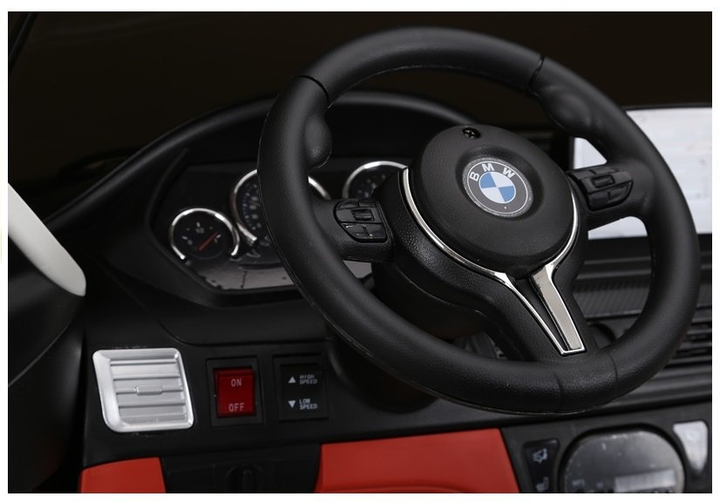 Samochód elektryczny dla dzieci Lean Toys BMW X6M lakierowany Czarny (5902808155201) - obraz 12