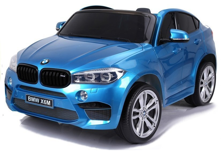 Samochód elektryczny dla dzieci Lean Toys BMW X6M lakierowany Niebieski (5902808155225) - obraz 11