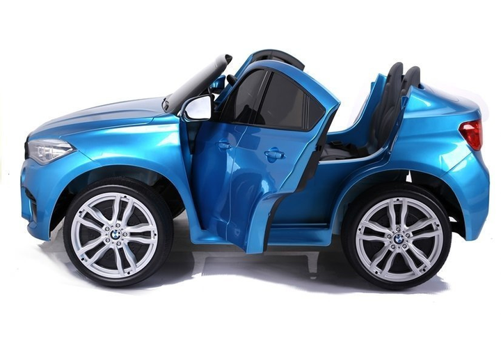 Samochód elektryczny dla dzieci Lean Toys BMW X6M lakierowany Niebieski (5902808155225) - obraz 19