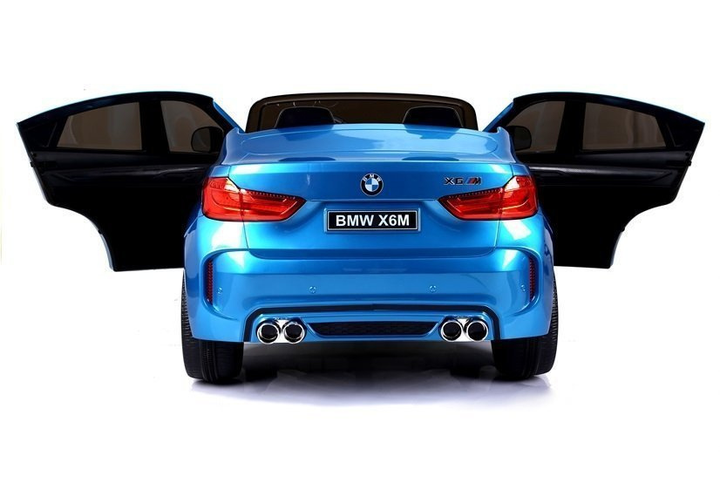 Samochód elektryczny dla dzieci Lean Toys BMW X6M lakierowany Niebieski (5902808155225) - obraz 20