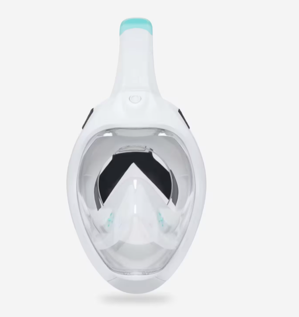 Повнолицьова Маска для Плавання Пірнання Снорклінгу Subea Easybreath S/M Білий Без Сумки - зображення 4