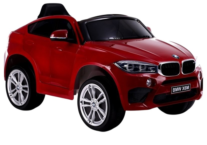 Електромобіль для дітей Lean Toys BMW X6 лакований Червоний (5902808157052) - зображення 1