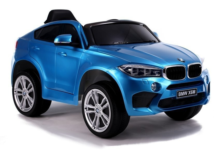 Samochód elektryczny dla dzieci Lean Toys BMW X6 lakierowany Niebieski (5902808157045) - obraz 8
