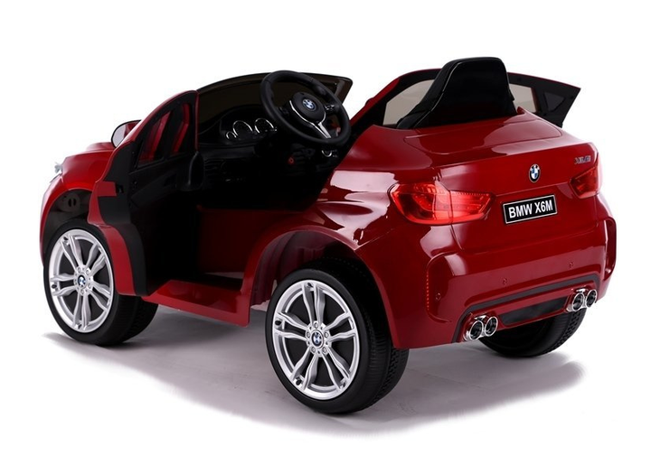Електромобіль для дітей Lean Toys BMW X6 лакований Червоний (5902808157052) - зображення 12