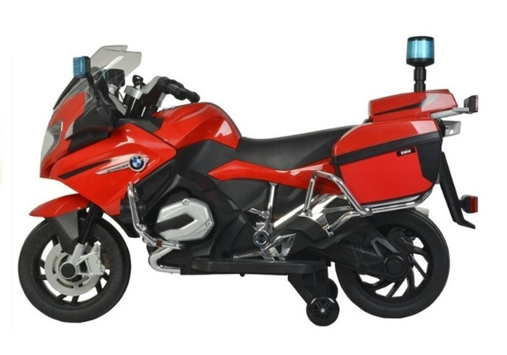 Motor na akumulator dla dzieci Lean Toys BMW R1200 Policja Czerwony (5902808157595) - obraz 7