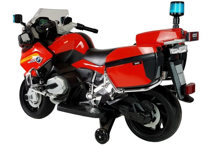 Motor na akumulator dla dzieci Lean Toys BMW R1200 Policja Czerwony (5902808157595) - obraz 9