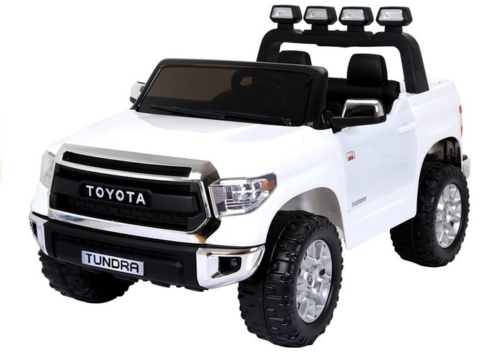 Samochód elektryczny dla dzieci Lean Toys Toyota Tundra Biały (5902808158622) - obraz 4