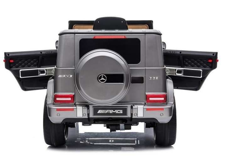 Samochód elektryczny dla dzieci Lean Toys Mercedes G63 AMG BBH-002 lakierowany Srebrny (5902808158523) - obraz 2