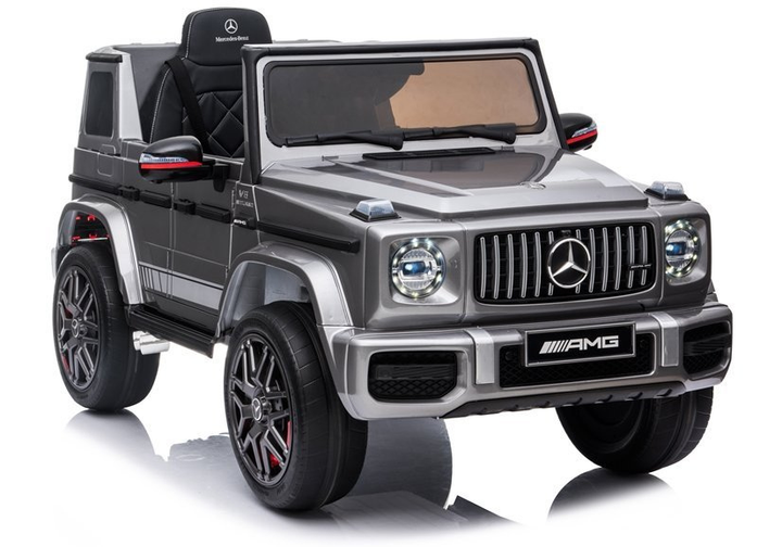 Samochód elektryczny dla dzieci Lean Toys Mercedes G63 AMG BBH-002 lakierowany Srebrny (5902808158523) - obraz 10
