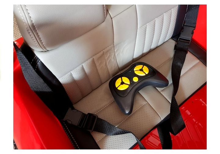 Samochód elektryczny dla dzieci Lean Toys Jeep HP012 Czerwony (5902808159421) - obraz 2