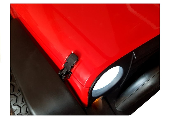Samochód elektryczny dla dzieci Lean Toys Jeep HP012 Czerwony (5902808159421) - obraz 10