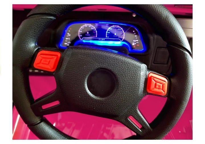 Samochód elektryczny dla dzieci Lean Toys Jeep HP012 Różowy (5902808159445) - obraz 7