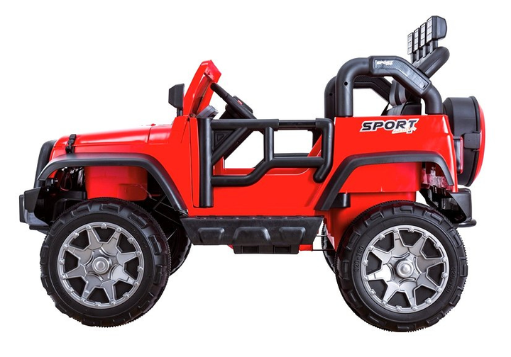 Samochód elektryczny dla dzieci Lean Toys Jeep HP012 Czerwony (5902808159421) - obraz 15