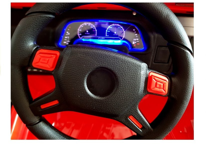Samochód elektryczny dla dzieci Lean Toys Jeep HP012 Czerwony (5902808159421) - obraz 16