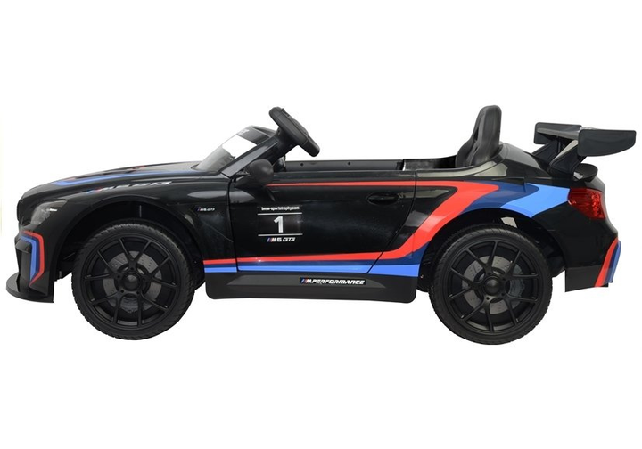 Електромобіль для дітей Lean Toys BMW M6 GT3 Чорний (5902808159469) - зображення 8