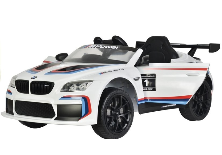 Samochód elektryczny dla dzieci Lean Toys BMW M6 GT3 Biały (5902808159452) - obraz 11