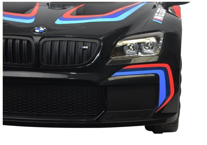 Електромобіль для дітей Lean Toys BMW M6 GT3 Чорний (5902808159469) - зображення 9