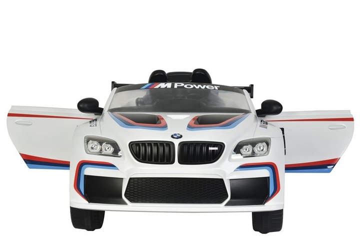 Samochód elektryczny dla dzieci Lean Toys BMW M6 GT3 Biały (5902808159452) - obraz 16