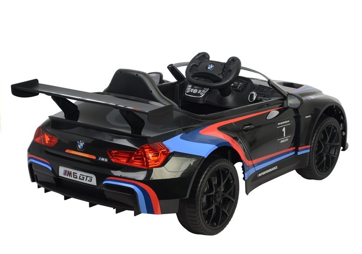 Електромобіль для дітей Lean Toys BMW M6 GT3 Чорний (5902808159469) - зображення 16