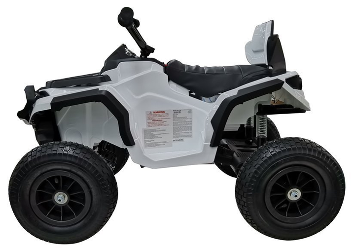 Квадроцикл електричний для дітей Lean Toys BDM0906 Білий (5907625581127) - зображення 5