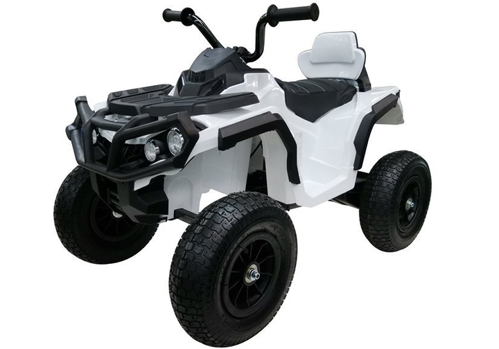 Квадроцикл електричний для дітей Lean Toys BDM0906 Білий (5907625581127) - зображення 6