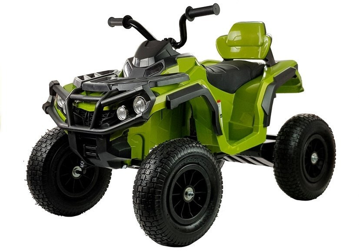 Quad elektryczny dla dzieci Lean Toys BDM0906 Zielony (5907625581134) - obraz 4