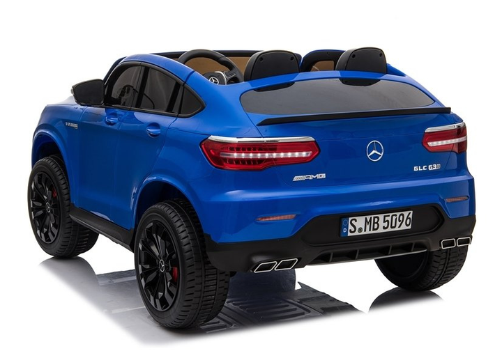 Samochód elektryczny dla dzieci Lean Toys Mercedes GLC 63S MP4 lakierowany Niebieski (5907625581264) - obraz 5