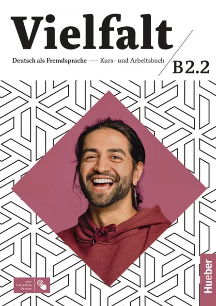 Книга Vielfalt B2.2 Kurs- und Arbeitsbuch plus interaktive Version - Фото 1 Книга Vielfalt B2.2 Kurs- und Arbeitsbuch plus interaktive Version - зображення 1