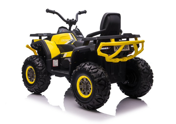 Quad elektryczny dla dzieci Lean Toys XMX607 Żółty (5907625581370) - obraz 9