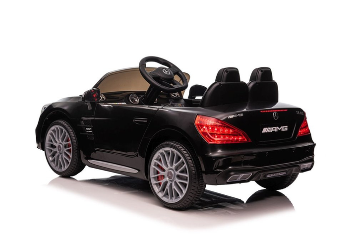 Samochód elektryczny dla dzieci Lean Toys Mercedes SL65 S lakierowany Czarny (5907625581707) - obraz 9