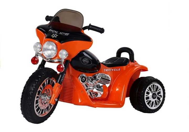 Motocykl elektryczny dla dzieci Lean Toys JT568 Pomarańczowy (5907625581950) - obraz 3