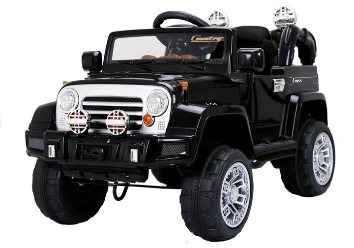 Електромобіль для дітей Lean Toys Jeep JJ245 Чорний (5907625581875) - зображення 5