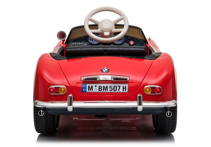 Samochód elektryczny dla dzieci Lean Toys BMW Retro lakierowany Czerwony (5907625583282) - obraz 16