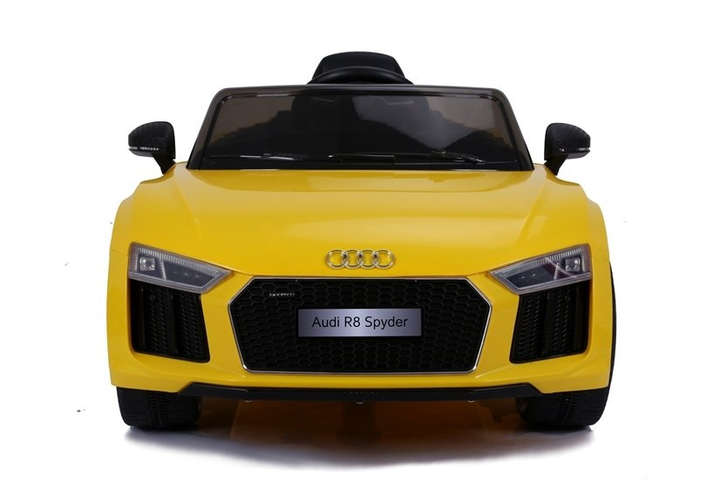 Samochód elektryczny dla dzieci Lean Toys Audi R8 JJ2198 Żółty (5907625584357) - obraz 6
