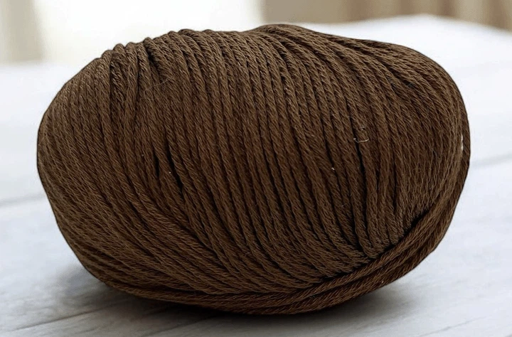 Пряжа для вязання Egitto 33 Laines Du Nord 3031 коричневий 50г/104м - зображення 3