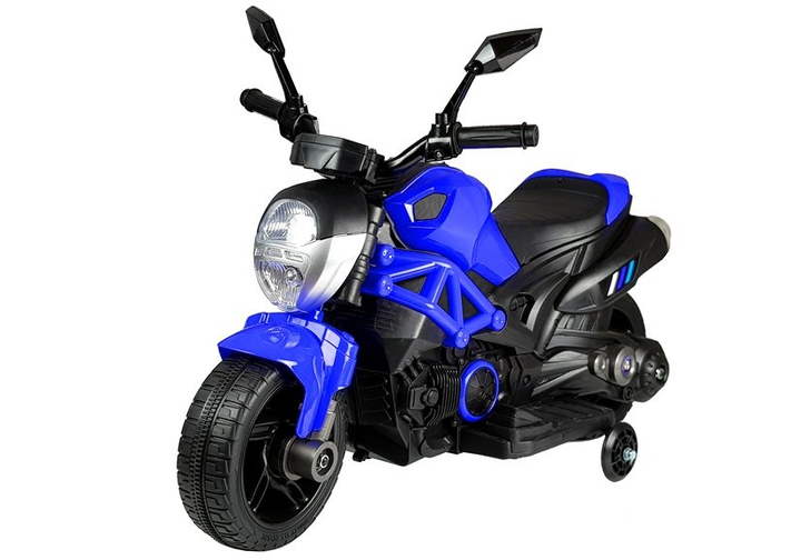 Електромотоцикл для дітей Lean Toys GTM1188 Синій (5907625584531) - зображення 2