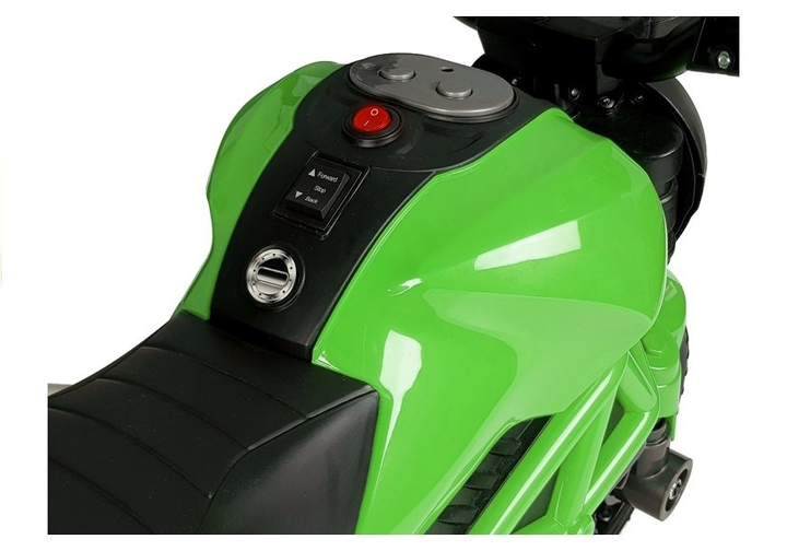 Електромотоцикл для дітей Lean Toys GTM1188 Зелений (5907625584548) - зображення 11