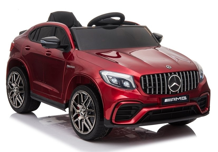 Електромобіль для дітей Lean Toys Mercedes GLC 63S QLS-5688 4x4 лакований Червоний (5908275992578) - зображення 1