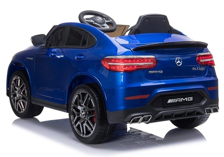 Електромобіль для дітей Lean Toys Mercedes GLC 63S QLS-5688 4x4 лакований Синій (5908275992561) - зображення 8
