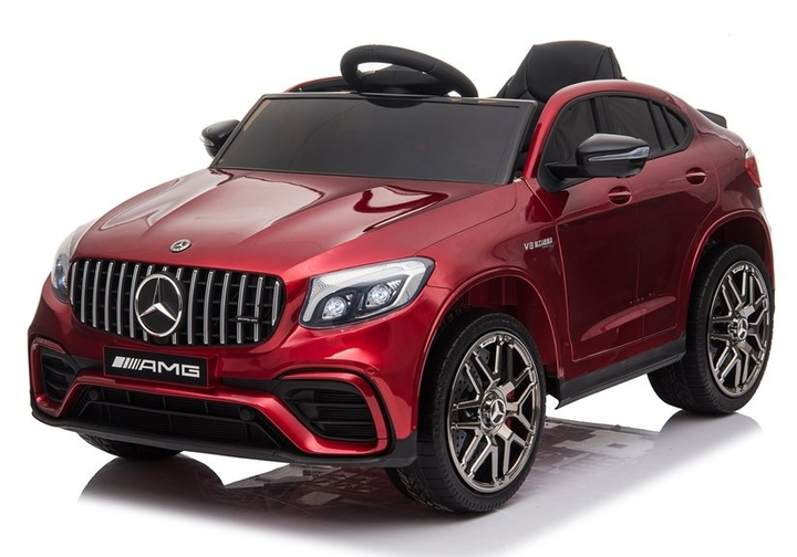 Електромобіль для дітей Lean Toys Mercedes GLC 63S QLS-5688 4x4 лакований Червоний (5908275992578) - зображення 9