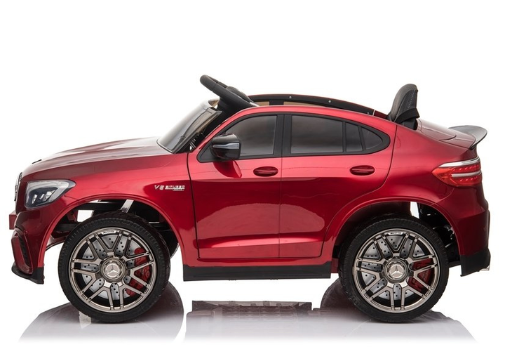 Електромобіль для дітей Lean Toys Mercedes GLC 63S QLS-5688 4x4 лакований Червоний (5908275992578) - зображення 12