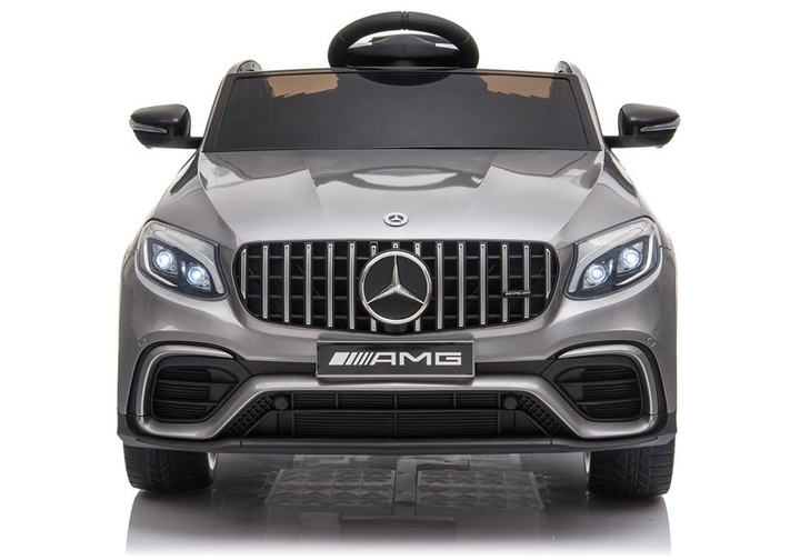 Електромобіль для дітей Lean Toys Mercedes GLC 63S QLS-5688 4x4 лакований Сріблястий (5908275992585) - зображення 5