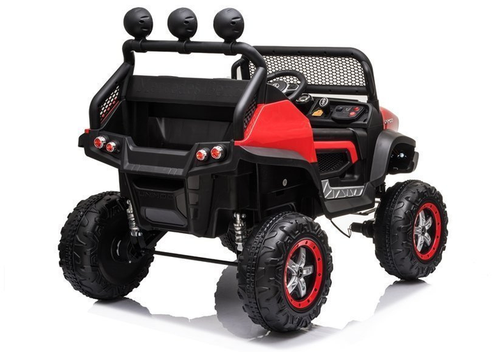 Samochód elektryczny dla dzieci Lean Toys Mercedes Unimog S Czerwony (5908275996095) - obraz 7