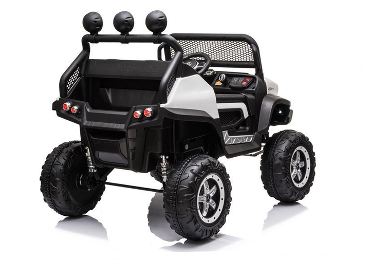Електромобіль для дітей Lean Toys Mercedes Unimog S Білий (5908275996101) - зображення 9